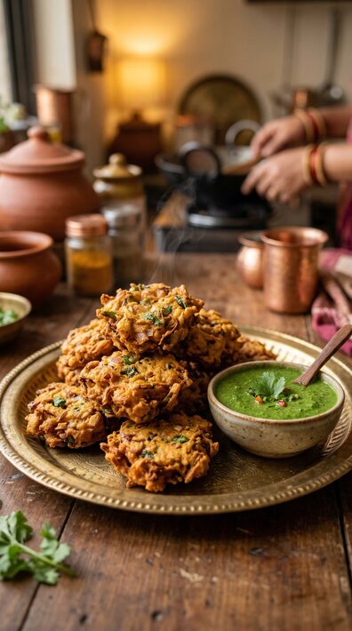 @yashika_loves_mumma Crispy Pakora - 1M views